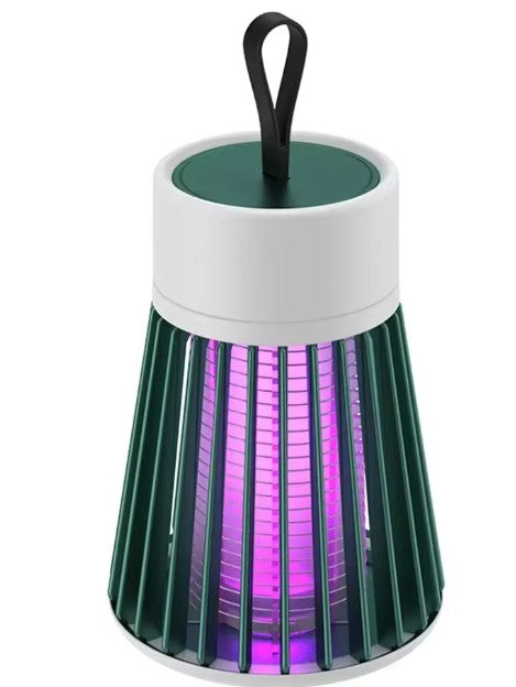 Lampe Anti-Moustiques Électrique 2-en-1 USB – Piège à Insectes avec Veilleuse LED pour Maison, Camping et Extérieur