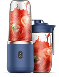 Mélangeurs de jus de fruits portables, Mini bouteille électrique personnelle d'été, USB, 6 lames, presse-agrumes, Machine pour la cuisine
